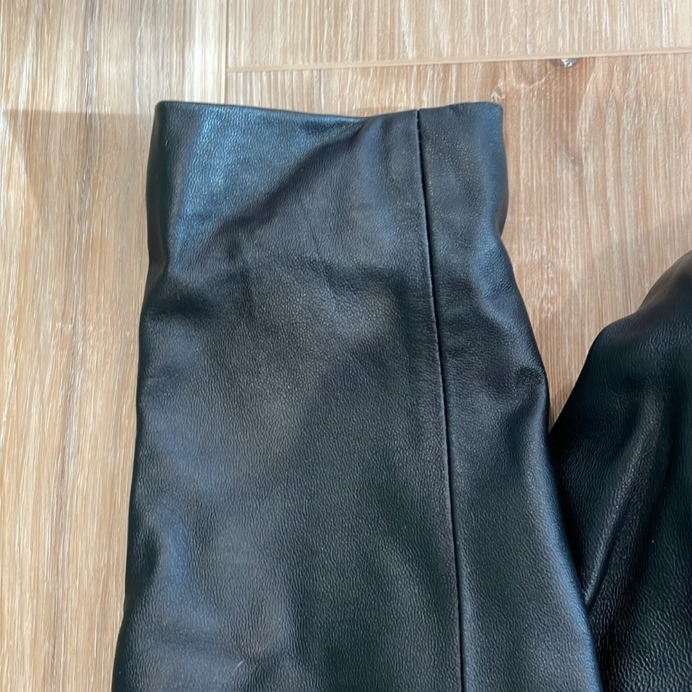 Style & Co black leather jacket - Picture 7 of 16